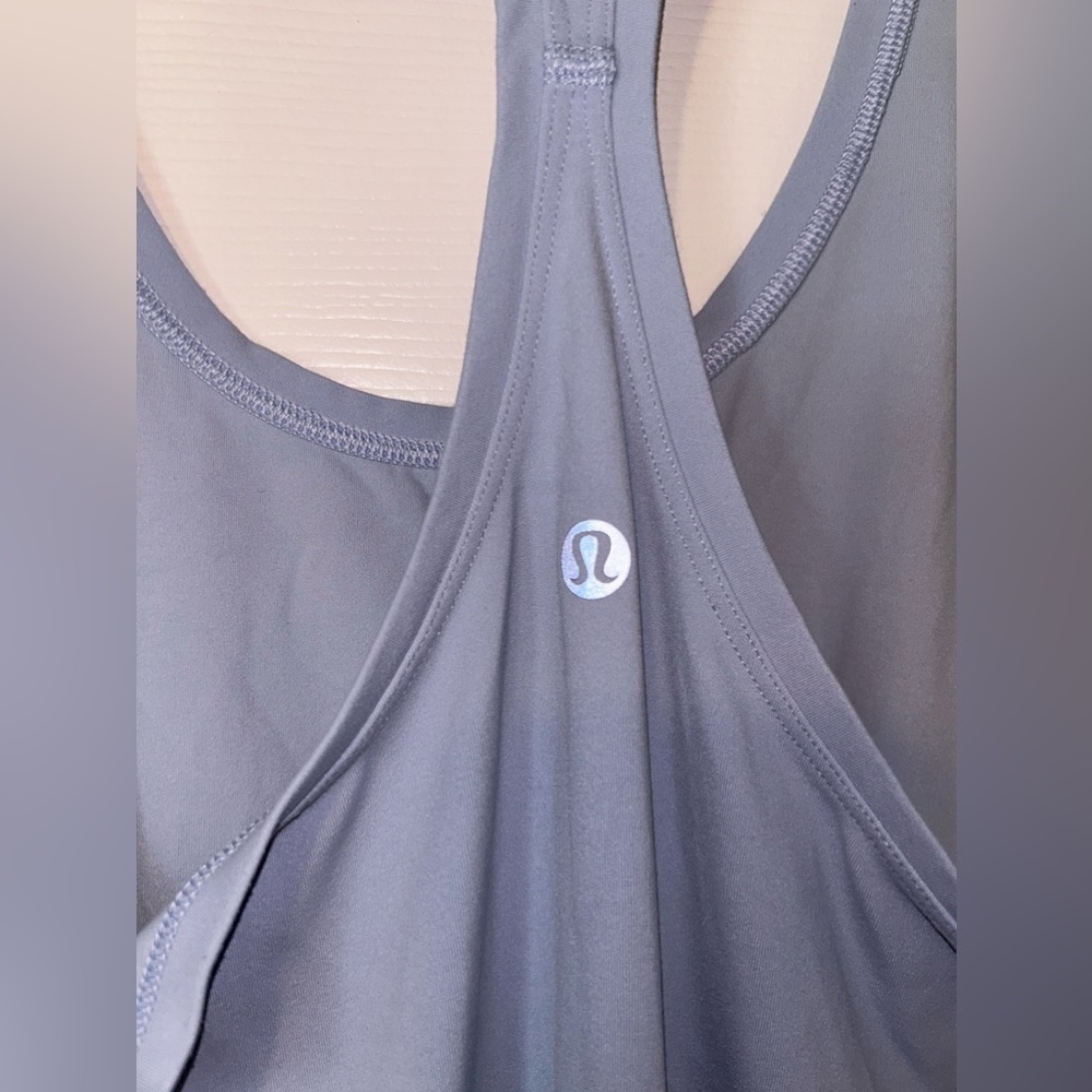 Lululemon Light Blue Cool Racerback Tank - Picture 3 of 5